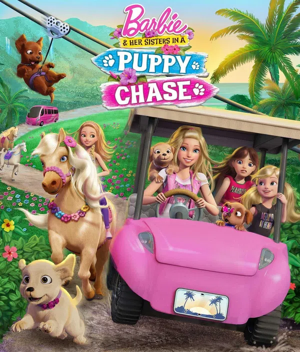 Poster phim Chị em Barbie đuổi theo các chú cún trên Xem Phim Fun