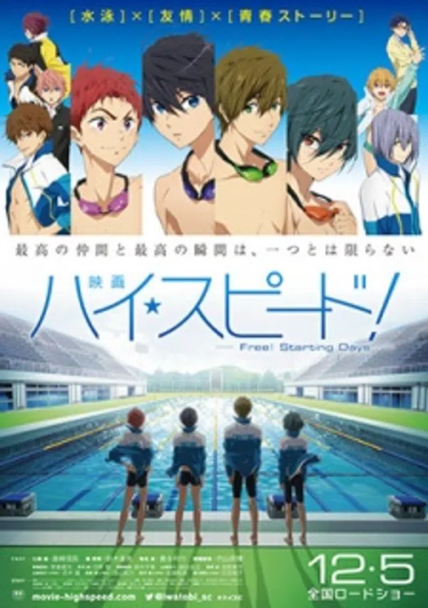 Xem Phim High☆Speed! Movie: Free! Starting Days Vietsub HD Online