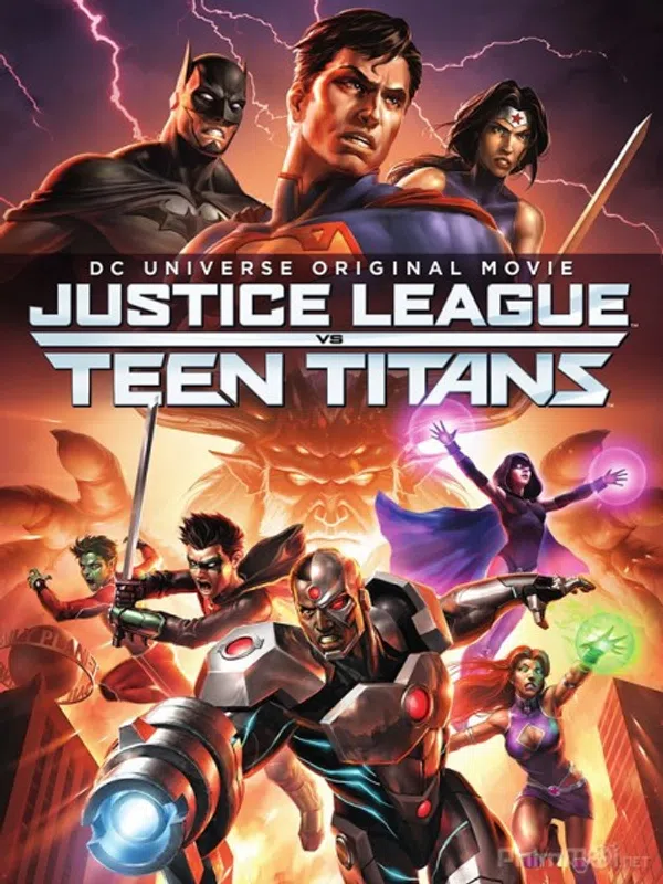 Xem Phim Liên Minh Công Lý Đại Chiến Biệt Đội Titan Vietsub HD Online