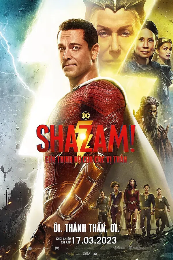 Xem Phim Shazam! Cơn Thịnh Nộ Của Các Vị Thần Vietsub HD Online