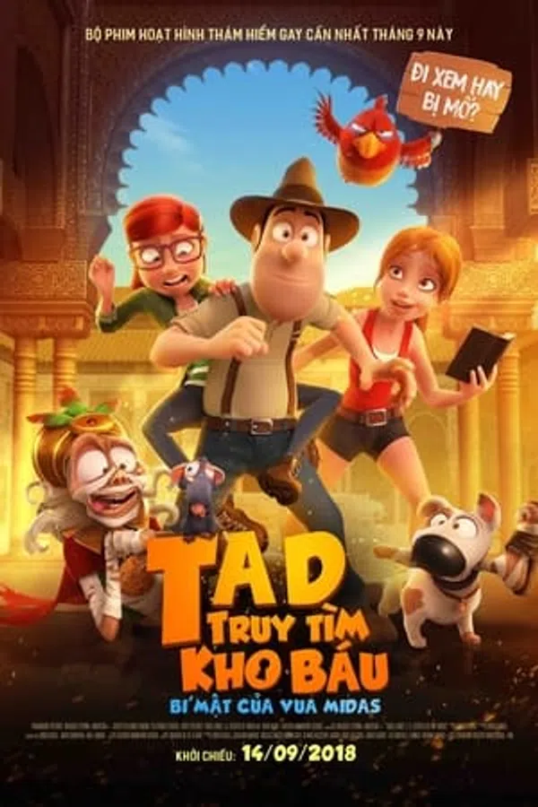 Poster phim Tad Jones Và Bí Mật Của Vua Midas trên Xem Phim Fun