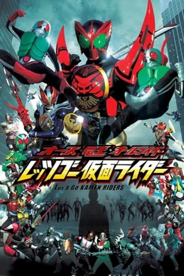 Poster phim Tất Cả Tiến Lên Nào Các Kamen Rider trên Xem Phim Fun
