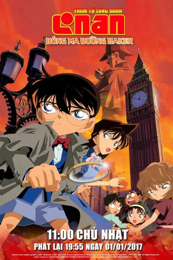 Poster phim Thám Tử Lừng Danh Conan: Bóng Ma Đường Baker trên Xem Phim Fun