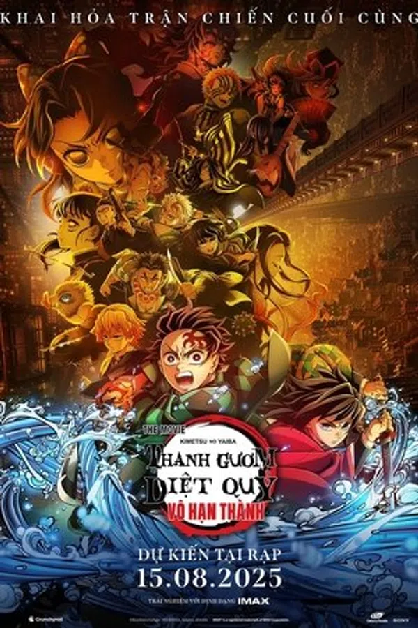 Poster phim Thanh Gươm Diệt Quỷ: Vô Hạn Thành trên Xem Phim Fun
