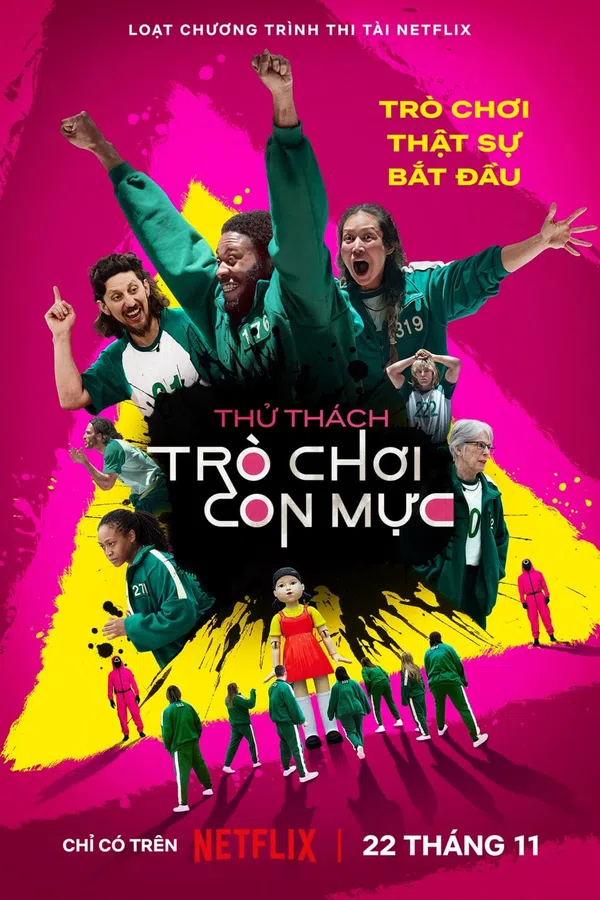 Xem Phim Thử thách Trò chơi con mực Vietsub HD Online