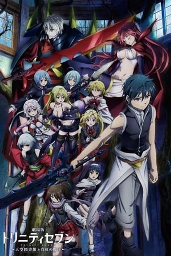 Xem Phim Trinity Seven: Thư Viện Thiên Đàng & Chúa Tể Đỏ Thẫm Vietsub HD Online